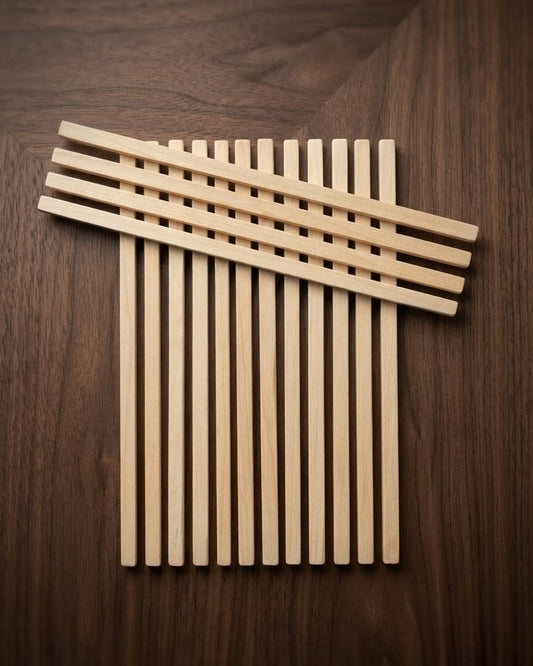 Premium Wooden Ice Cream Sticks – 7 Inch