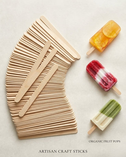 Premium Ice Lollies Sticks – 4.5 Inch