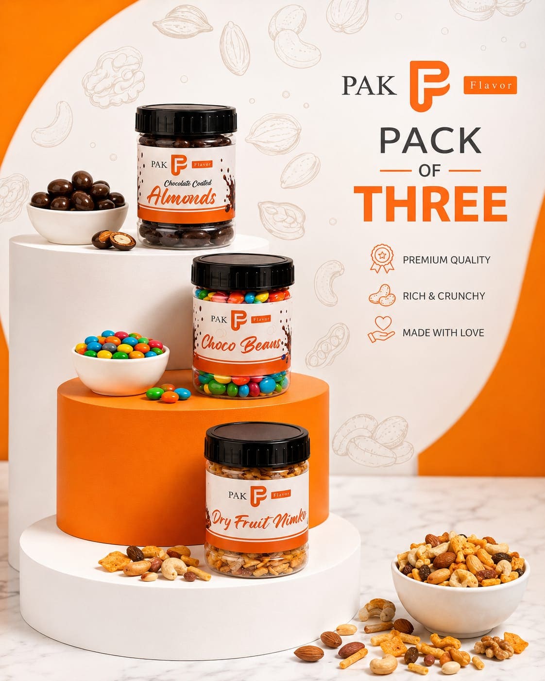 PACK OF 3 MINI