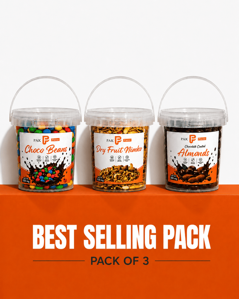 PACK OF 3 (Choco Almond,Dry Fruit Nimko,Choco Beans)
