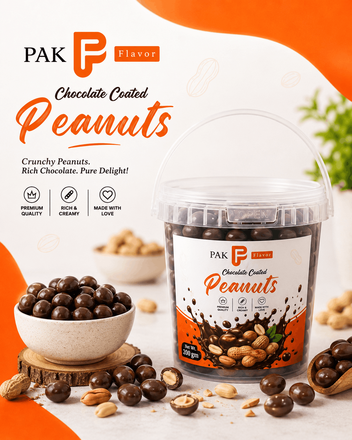 Chocolate Coated Peanuts